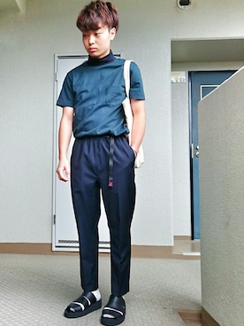 「アイテム（バングル/リストバンド）」を使った、ryotaさん（メンズ・165cm・10代）の春コーディネート