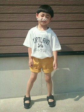 rippy@ぼく。さん（キッズ・100cm）の夏コーディネート