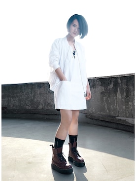 「lady」｜「アイテム（ジャケット/アウター）」を使った、Jessie.Cさん（レディース・166cm）の夏コーディネート