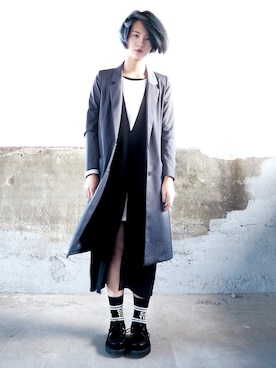 「lady」｜「アイテム（ジャケット/アウター）」を使った、Jessie.Cさん（レディース・166cm）の冬コーディネート
