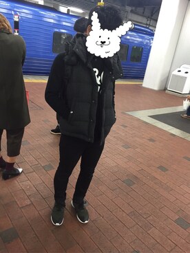 「UNITED ARROWS（ユナイテッドアローズ）のアイテム（ダウンベスト）」を使った、まーさん（メンズ・170cm）の秋コーディネート