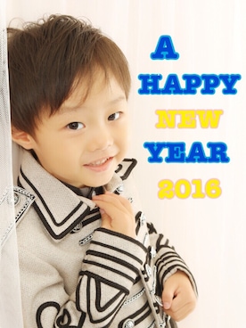 「お正月」｜Lilick0408さん（キッズ・110cm）の冬コーディネート