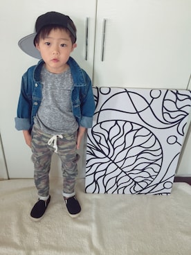 「5歳」｜「アイテム（その他シューズ）」を使った、Lilick0408さん（キッズ・110cm）の春コーディネート