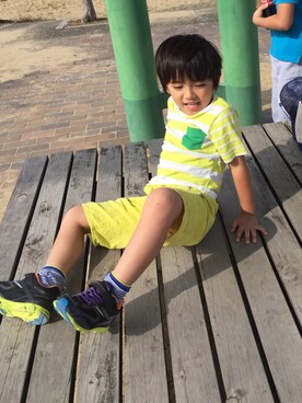 髭二郎さん（キッズ・110cm）の春コーディネート