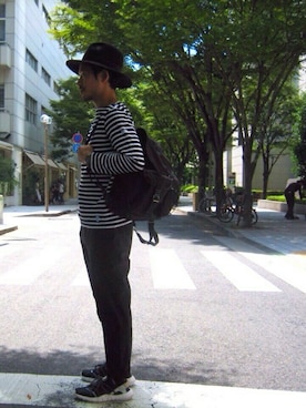 「Bshop（ビショップ）のアイテム」を使った、カナザワさん（メンズ・168cm）の秋コーディネート