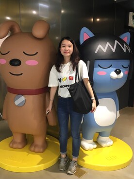 「travel」｜「アイテム（アクセサリー）」を使った、xiexieさん（レディース・155cm）の秋コーディネート