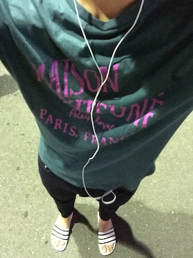 Naoki Kawashitaさん（メンズ・182cm）の夏コーディネート