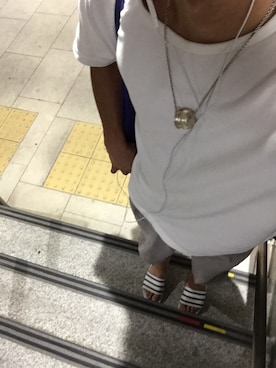 「LOCALINA（ロカリナ）のアイテム」を使った、Naoki Kawashitaさん（メンズ・182cm）の夏コーディネート