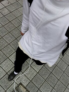 「乱痴気（ランチキ）のアイテム（バッグ）」を使った、Naoki Kawashitaさん（メンズ・182cm）の春コーディネート