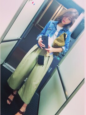 「VANILLA MOON（バニラムーン）のアイテム」を使った、あやさん（レディース・162cm）の夏コーディネート