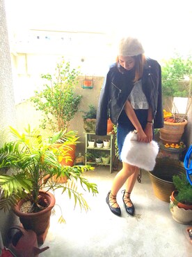 「Dosch（ドスチ）のアイテム（ジャケット/アウター）」を使った、MAHIROON❤︎⃛さん（レディース・168cm）の春コーディネート