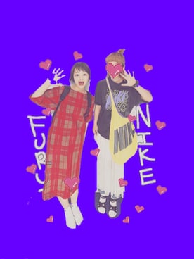 「NIKE(ナイキ)のアイテム(ショルダーバッグ)」を使った、はるぽんさん(レディース・166cm)の秋コーディネート