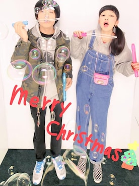 「SPINNS(スピンズ)のアイテム(サロペット/オーバーオール)」を使った、はるぽんさん(レディース・166cm)の秋コーディネート