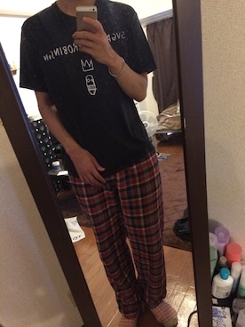 「ゆるパンツ」｜Shoryuさん（メンズ・177cm）の夏コーディネート