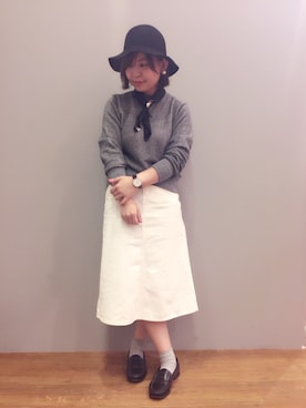 「SEVENDAYS=SUNDAY（セブンデイズサンデイ）のアイテム（財布/小物）」を使った、sugichanさん（レディース・155cm）の秋コーディネート