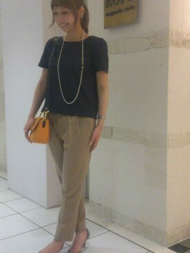 スタッフさん(レディース・163cm)の夏コーディネート