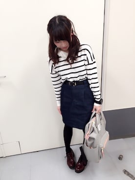 「Anello」｜「アイテム（その他シューズ）」を使った、Maさん（レディース・150cm）の冬コーディネート