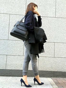 「BACCA（バッカ）のアイテム」を使った、fujikoさん（レディース・165cm）の冬コーディネート