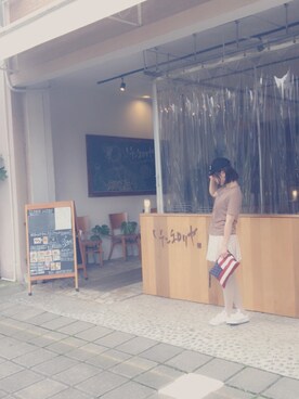 「H&M（エイチ・アンド・エム）のアイテム（ワンピース/ドレス、ホワイト系）」を使った、♡me♡さん（レディース・158cm）の夏コーディネート