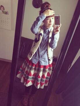 ちびえみこさん（レディース・150cm）の春コーディネート