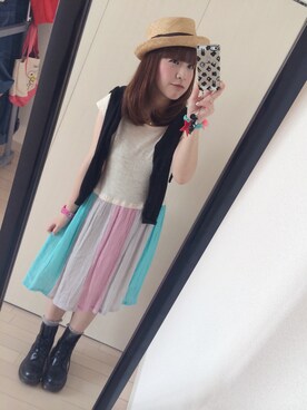 ちびえみこさん(レディース・150cm)の夏コーディネート