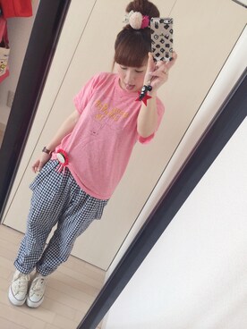 ちびえみこさん（レディース・150cm）の夏コーディネート