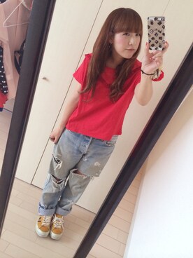 ちびえみこさん（レディース・150cm）の夏コーディネート