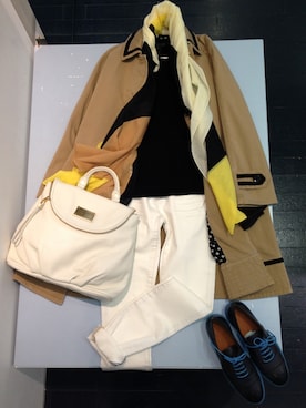 「Marc by Marc Jacobs（マークバイマークジェイコブス）のアイテム（トレンチコート）」を使った、asakoさん（レディース・165cm）の春コーディネート