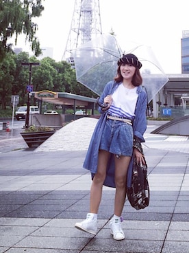 Zella Hungさん（レディース・158cm）の秋コーディネート