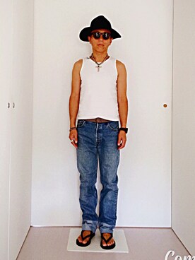 「SILVER AS ART（シルバーアズアート）のアイテム」を使った、ハッピーマンさん（メンズ・168cm）の夏コーディネート