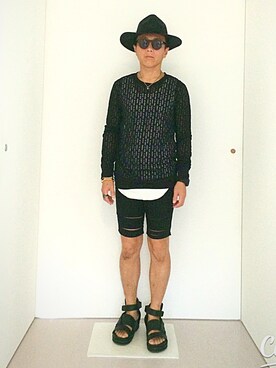 「SILVER AS ART（シルバーアズアート）のアイテム」を使った、ハッピーマンさん（メンズ・168cm）の夏コーディネート