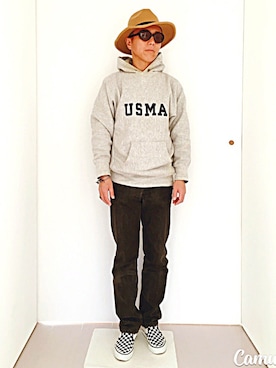 「AlexanderLeeChang（アレキサンダーリーチャン）のアイテム（アクセサリー）」を使った、ハッピーマンさん（メンズ・168cm）の春コーディネート