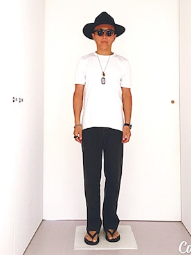 「SILVER AS ART（シルバーアズアート）のアイテム」を使った、ハッピーマンさん（メンズ・168cm）の夏コーディネート