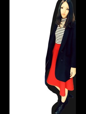 「DRWCYS（ドロシーズ）のアイテム（その他アウター）」を使った、おゆりさん（レディース・167cm）の冬コーディネート