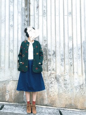 「MONKI（モンキ）のアイテム（ボディバッグ/ウエストポーチ）」を使った、🅟🅟🅢さん（レディース・165cm）の春コーディネート