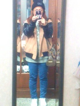 nhetteさん（レディース・154cm）の冬コーディネート