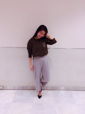 「MONKI（モンキ）のアイテム（パンプス）」を使った、aiko t...さん（レディース・153cm）の冬コーディネート