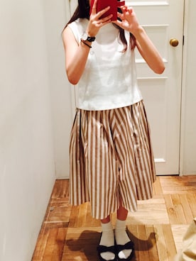「ノンスリーブ」｜mapoさん（レディース・149cm）の夏コーディネート