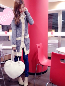 ⊿mey さん（レディース・168cm）の冬コーディネート