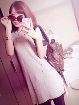 「D&G（ディーアンドジー）のアイテム（腕時計）」を使った、⊿mey さん（レディース・168cm）の夏コーディネート