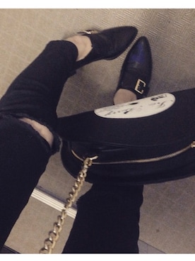 「IRIE BERRY（アイリーベリー）のアイテム」を使った、⊿mey さん（レディース・168cm）の秋コーディネート