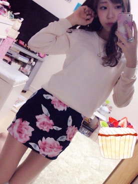 「GROWING RICH（グローウィングリッチ）のアイテム」を使った、⊿mey さん（レディース・168cm）の冬コーディネート