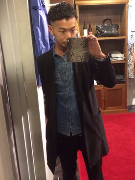 「ADPOSION（アドポーション）のアイテム（テーラードジャケット）」を使った、Gさん（メンズ・178cm）の春コーディネート