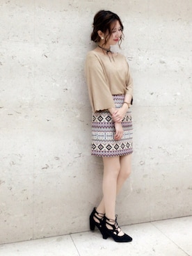 AYA0119さん（レディース・162cm）の夏コーディネート