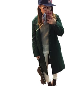 「merry jenny（メリージェニー）のアイテム（その他）」を使った、midukiさん（レディース・155cm）の冬コーディネート