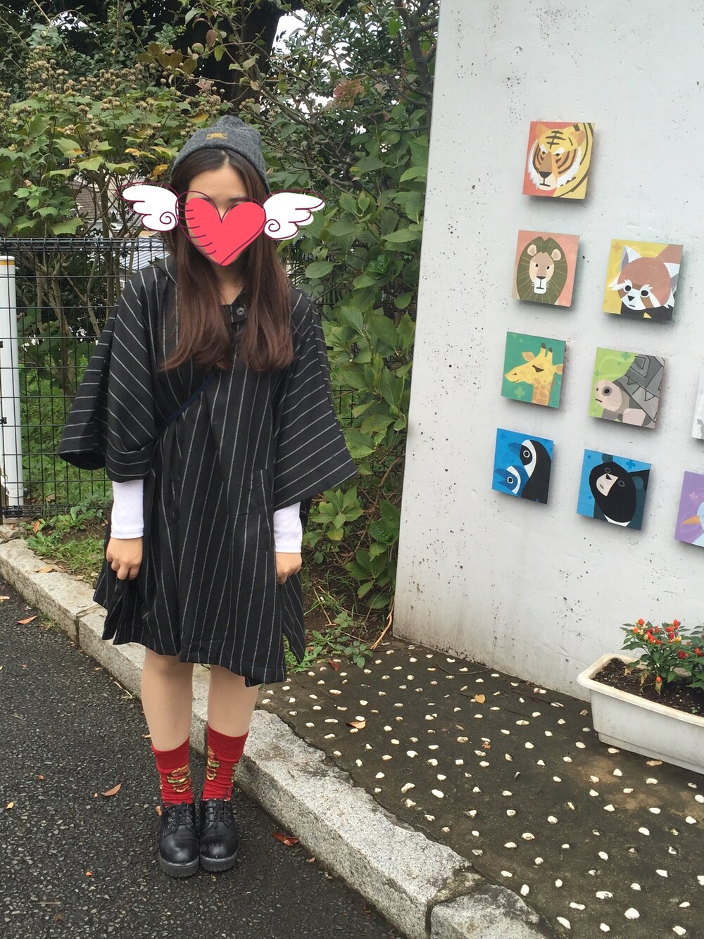 「気持ちいい、動きやすい、クール系」｜「WTAPSのアイテム（帽子、グレー系）」を使った、そえいさん（レディース・155cm）の冬コーディネートの1枚目の写真