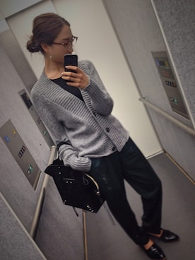 「alexanderwang（アレキサンダーワン）のアイテム（その他アウター）」を使った、okasayaさん（レディース・167cm）の秋コーディネート