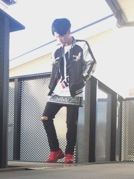 「BIGBANG」｜作り直しますさん（メンズ・162cm・20代）の秋コーディネート