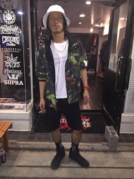 「DUPPIES（ダッピーズ）のアイテム（ジャケット/アウター）」を使った、OHAさん（メンズ・173cm）の秋コーディネート