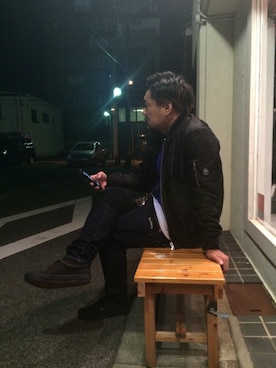 「サブサエティ(Subciety)」｜「アイテム（スニーカー）」を使った、OHAさん（メンズ・177cm）の秋コーディネート